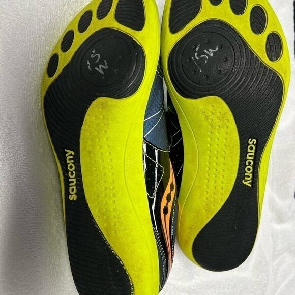 SAUCONY UNLEASH MENS SIZE 10 WORN ONCE!!! - Picture 4 of 7